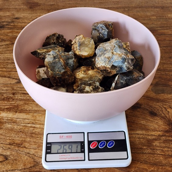 5.55 lbs (2.5 kg) Raw Dendritic Opal Rough, 蛋白石, 오팔, オパール, Опал, Opale, Opalo, Opaal