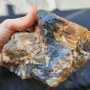 2.5 lbs (1.15 kg) Blue Agate Slab 石英岩, Raw Agate, Agate Rough Lapidary Materials