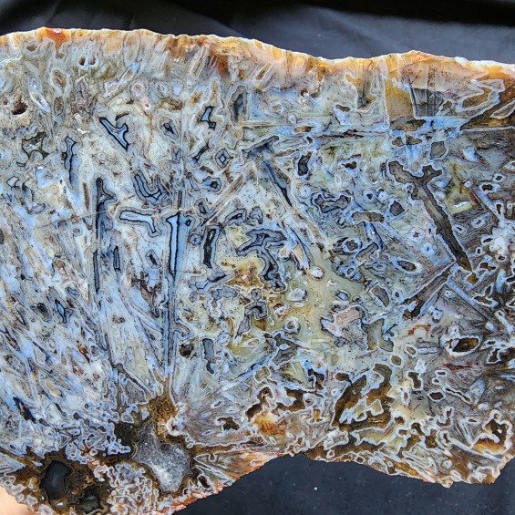 5 lbs (2.26 kg) Blue Agate Slab 石英岩, Raw Agate, Agate Rough Lapidary Materials