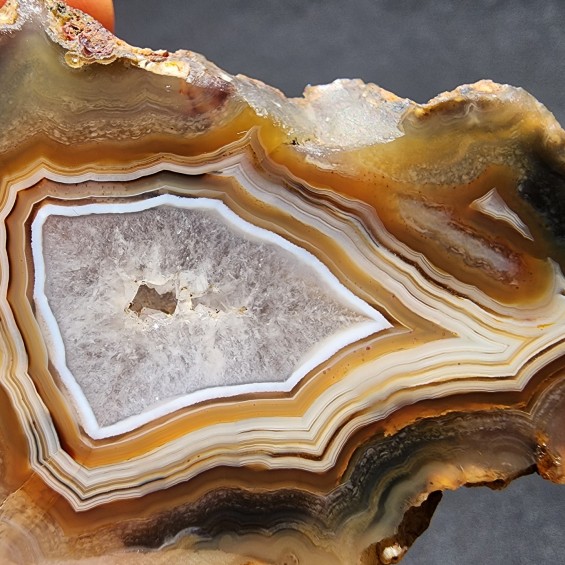 Banded Agate Pair, Collectible Banded Laguna Agate